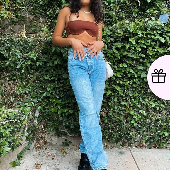 SOLD! SOLD! SOLD!😁♥️HOLLY ASYMMETRIC STRAIGHT LEG JEAN LIGHT WASH DENIM Size 0 - Picture 10 of 10